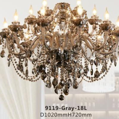Đèn Chùm Cổ Điển M9119 - Gray -18L