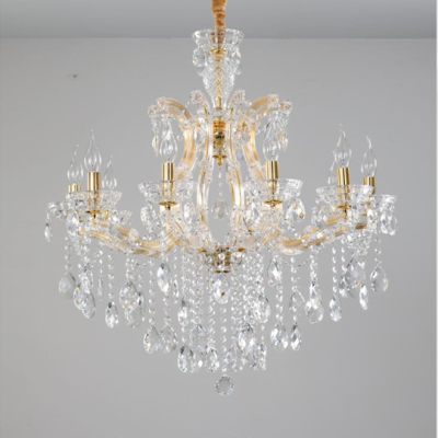 Đèn Chùm Thả Cổ Điển M9155-Gold-10L