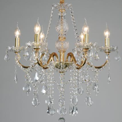 Đèn Chùm Thả Cổ Điển M9153_Gold-6L