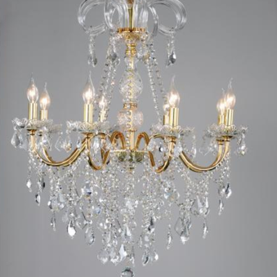 Đèn Chùm Thả Cổ Điển M9153_Gold-8L